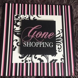 Gone shopping decor